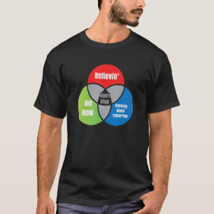 Camiseta No detener el rock clásico del diagrama de Venn