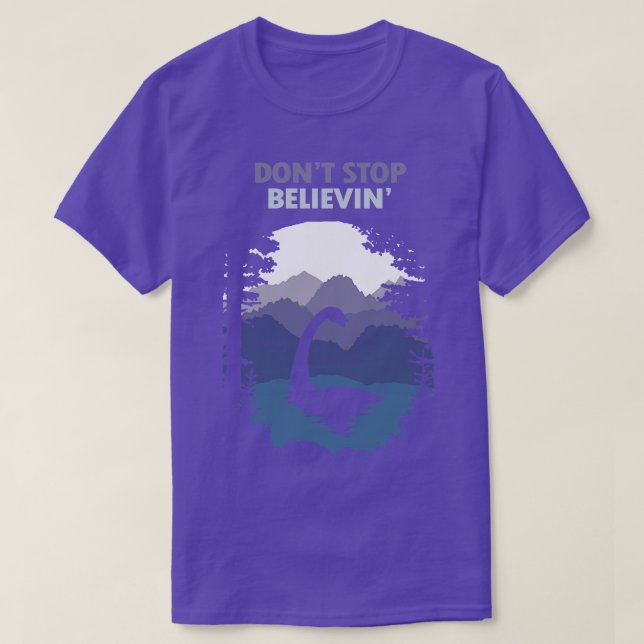 Camiseta No detengan a Believin (Diseño del anverso)