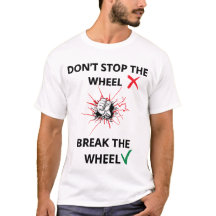 No detengas la rueda gym motivación ghrafic camise