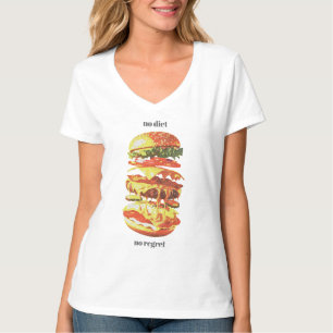 Camiseta No Dieta, No Arrepentimiento – Gota de Hamburguesa