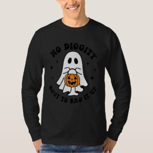 Camiseta No Diggity a punto de embolsarlo fantasma lindo Ha