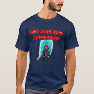 Camiseta No Disponible en la Demo – Concepto de Contenido B
