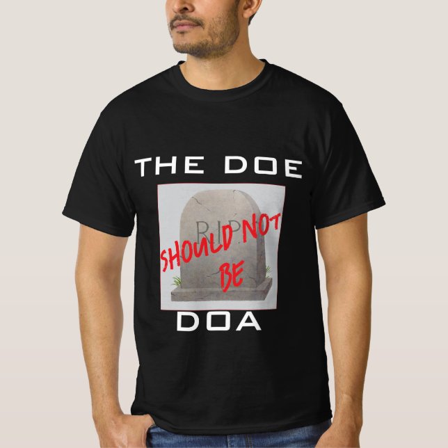 Camiseta No DOA - Apoye la educación pública en estilo (Anverso)