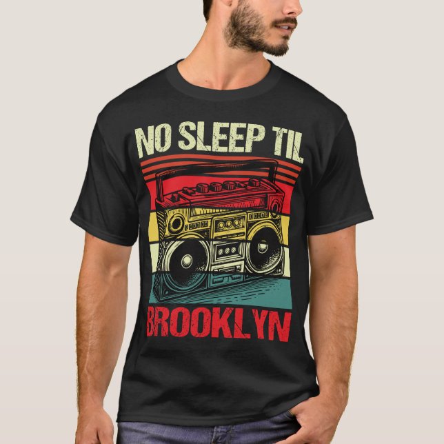 Camiseta no dormir hasta brooklyn (Anverso)