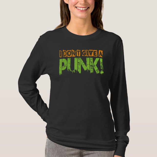 Camiseta No doy un punk  gótico  goth  Concierto   1 (Anverso)