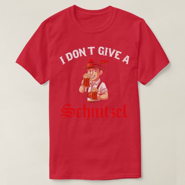 Camiseta No doy un Schnitzel (Diseño del anverso)