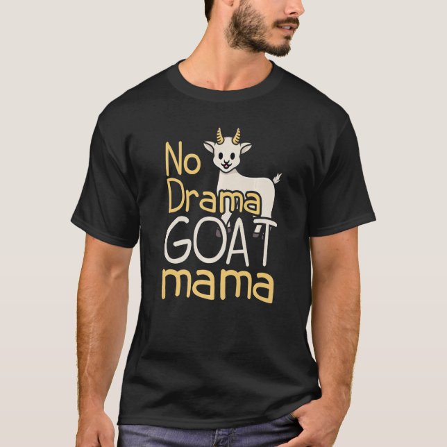 Camiseta No Drama Goat Mama Farmers   (Anverso)