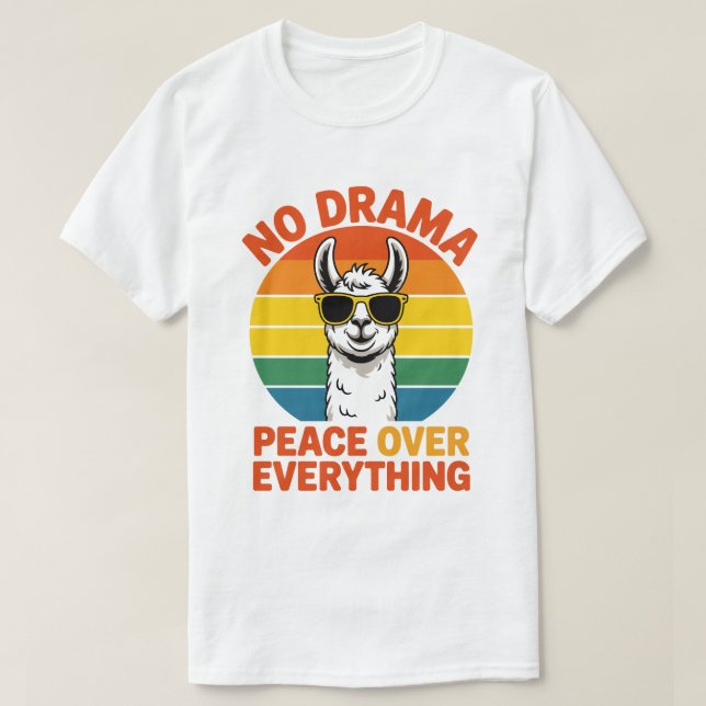 Camiseta No Drama Llama (Diseño del anverso)