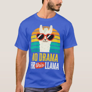 Camiseta No Drama para Este Llama Divertido Animación Vinta
