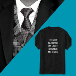 Camiseta No duermo descansando mi papá gracioso