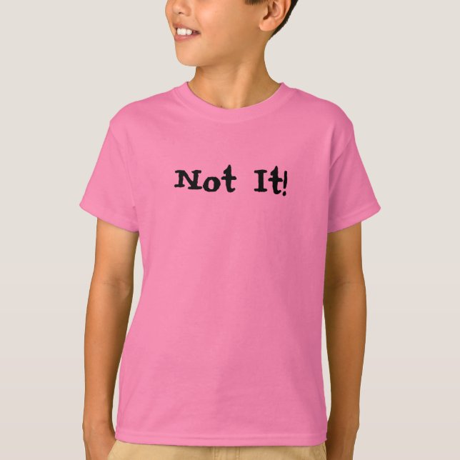 Camiseta ¡No él! (Anverso)