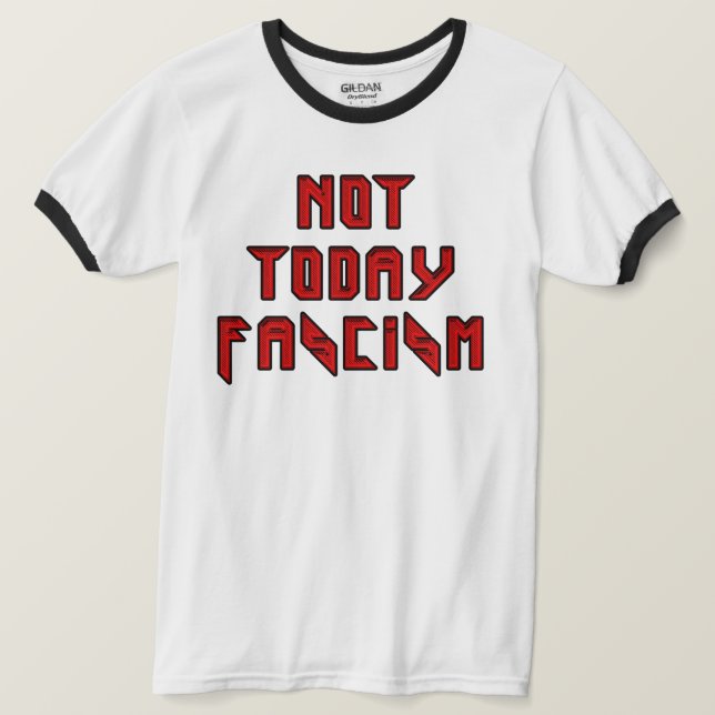 Camiseta No el fascismo de hoy (Anverso del diseño)