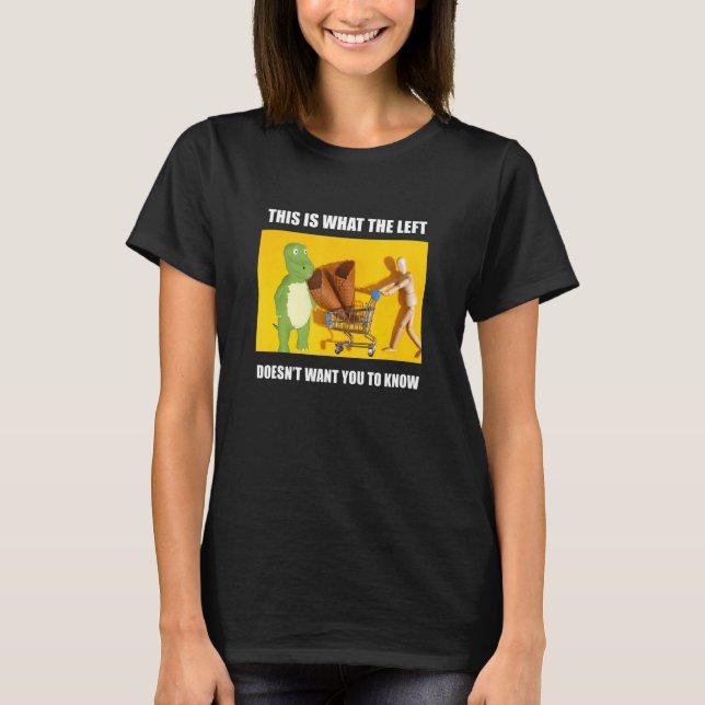 Camiseta No, El Meme Izquierdo Extraño Irónico Progresivo D (Anverso)