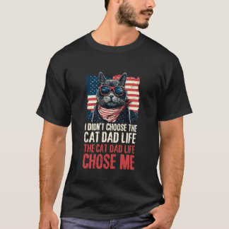 Camiseta No Elegí La Vida De Papá Gato La Vida De Gato Me E