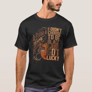 Camiseta No elegí ser negro, solo tuve suerte - Bla