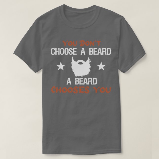 Camiseta No elige una barba a la barba1 (Diseño del anverso)