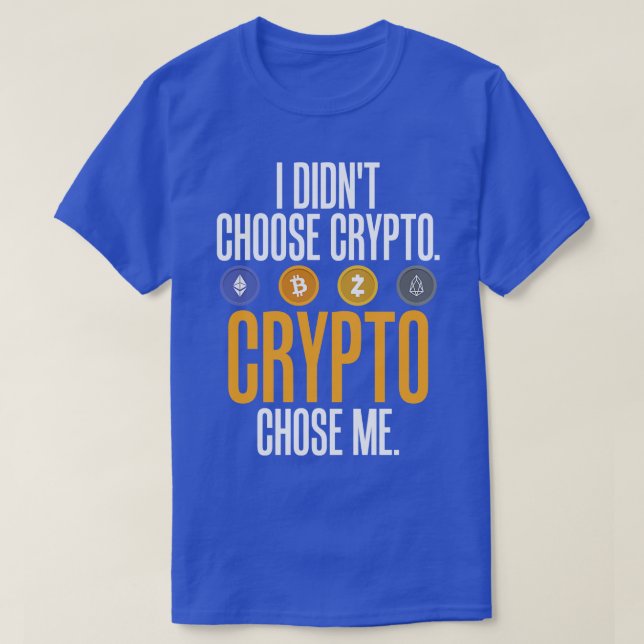 Camiseta No Elijo Cripto Cripto Elegido (Diseño del anverso)