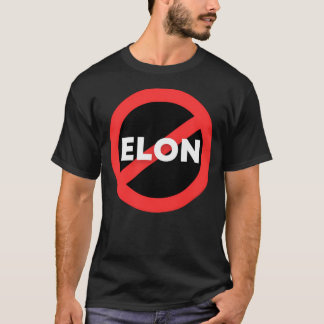 Camiseta ¡No Elon! Decal de la pegatina del parachoques del