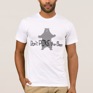 Camiseta No empuje el OSO