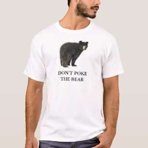 Camiseta No empuje el oso