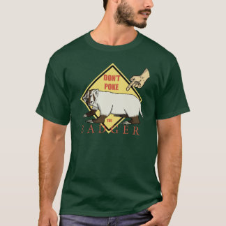 Camiseta ¡No empuje el tejón!