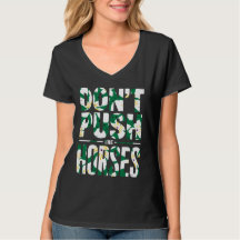 No empujes a los caballos boho flores acuarela