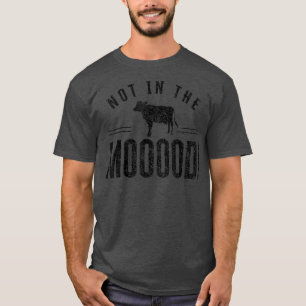 Camiseta No en el rebaño de criadores de vacas cultivadoras