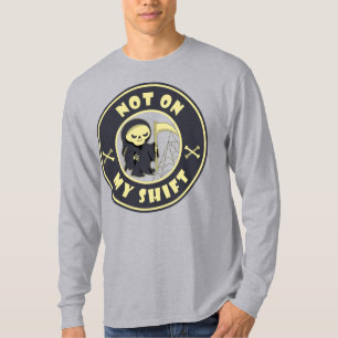 Camiseta No en mi cita de Halloween de Grim Reaper