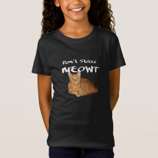 Camiseta No enfades a Meowt - un gato Naranja me estresa