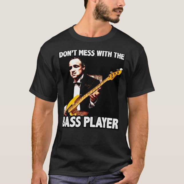 CAMISETA NO ENSUCIE CON EL BAJISTA (Anverso)