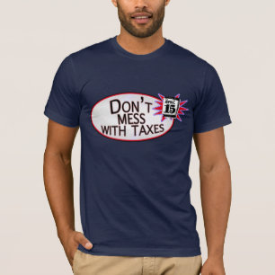 Camiseta No ensucie con impuestos