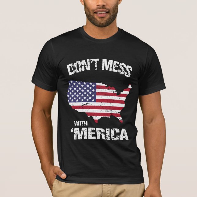 Camiseta No ensucie con 'Merica (Anverso)