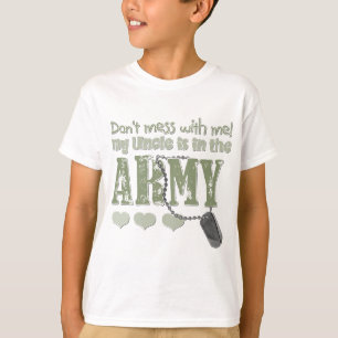 Camiseta No ensucie conmigo que mi tío está en el ejérci