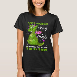Camiseta No entiendo a los estúpidos hinchas del dragón