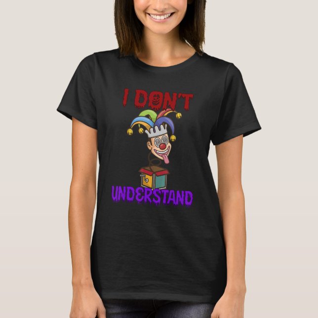 Camiseta No entiendo decir humor (Anverso)