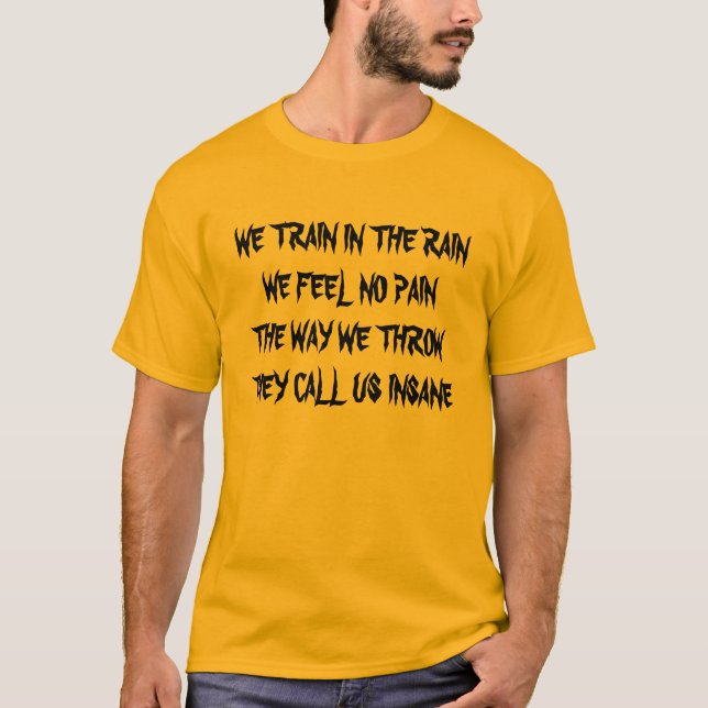 CAMISETA NO ENTRENAMOS EN LA SENSACIÓN DE RAINWE A NINGUNA (Anverso)