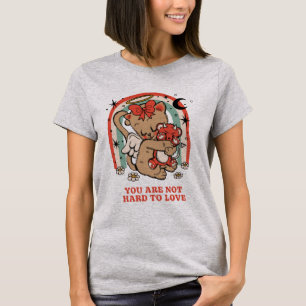 Camiseta No eres difícil de amar