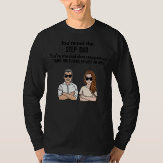 Camiseta No eres el papa paso que eres el papá que Steppe
