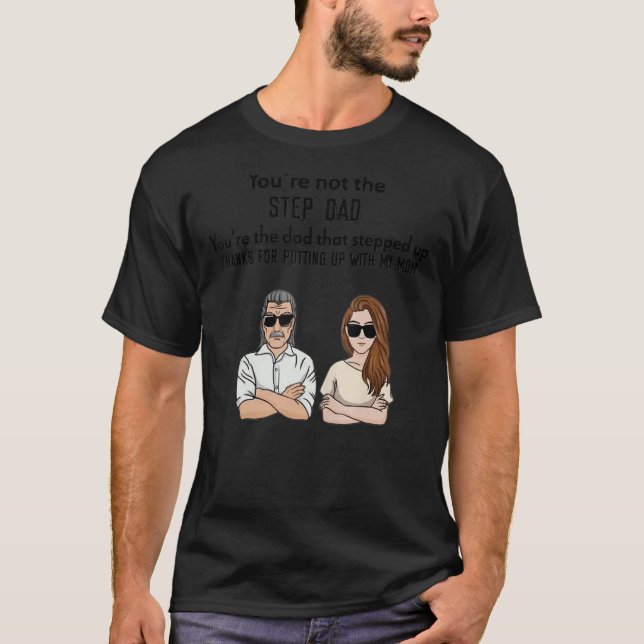 Camiseta No eres el papa paso que eres el papá que Steppe (Anverso)