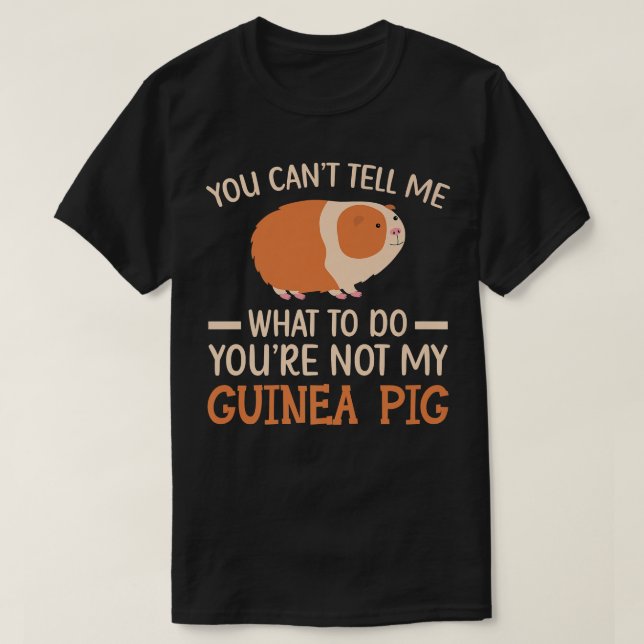 Camiseta No eres mi Mascota Ani, de la peluca de pig rodent (Diseño del anverso)