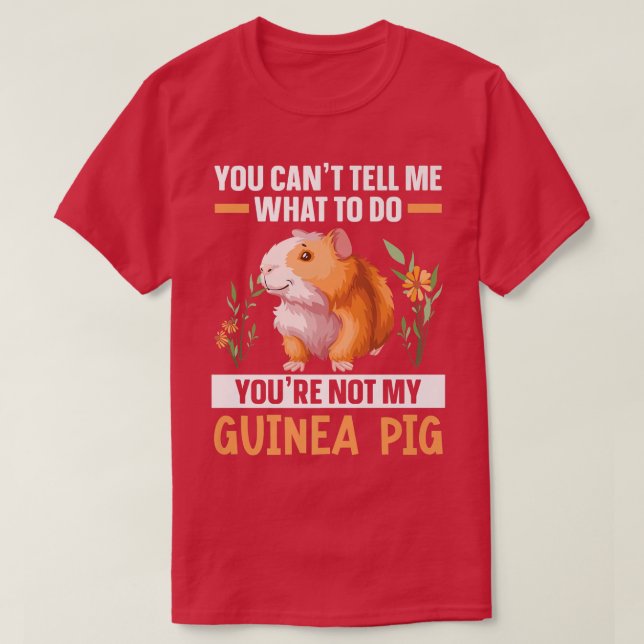Camiseta No eres mi Mascota Ani, de la peluca de pig rodent (Diseño del anverso)