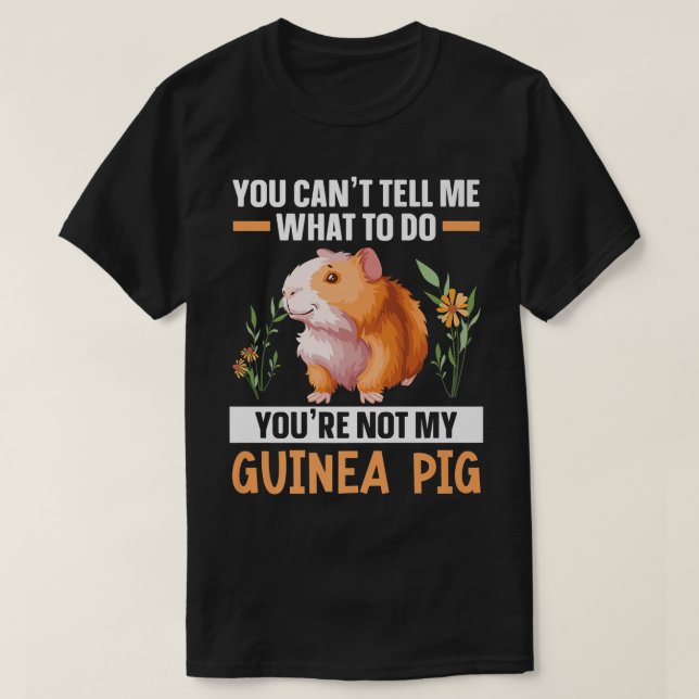 Camiseta No eres mi Mascota Ani, de la peluca de pig rodent (Diseño del anverso)