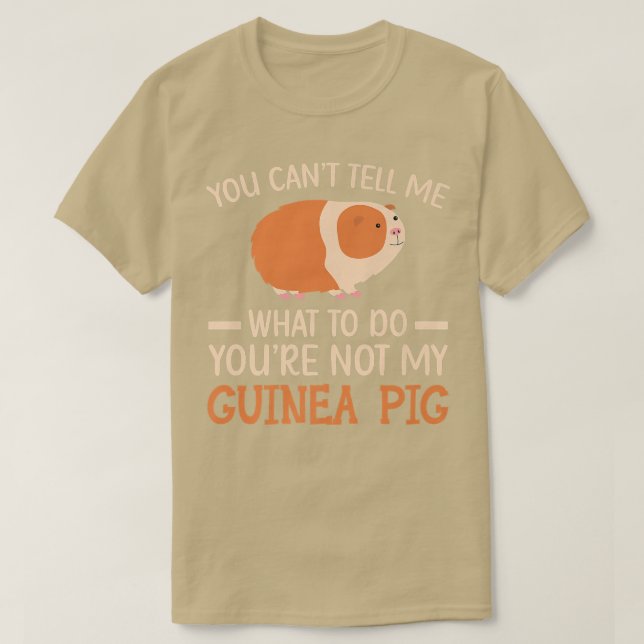 Camiseta No eres mi Mascota Ani, de la peluca de pig rodent (Diseño del anverso)