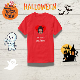 Camiseta "No eres mi tipo de sangre" Gracioso vampiro