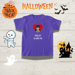 Camiseta "No eres mi tipo de sangre" Gracioso vampiro