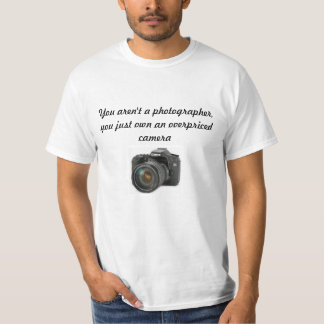 Camiseta No eres un fotógrafo