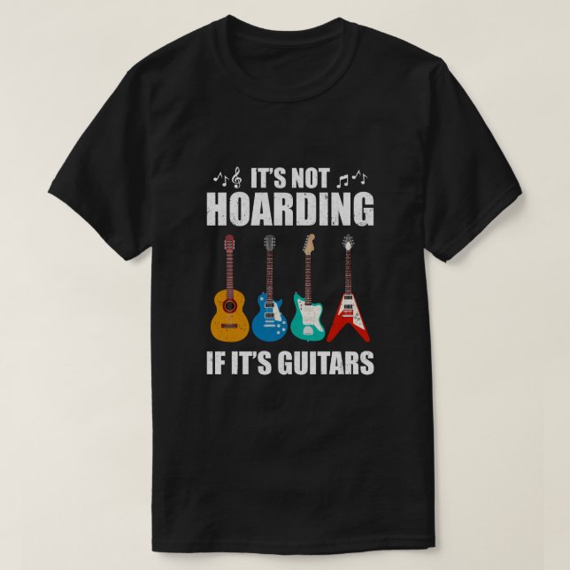 Camiseta No es acaparamiento si son músicos graciosos de lo (Diseño del anverso)