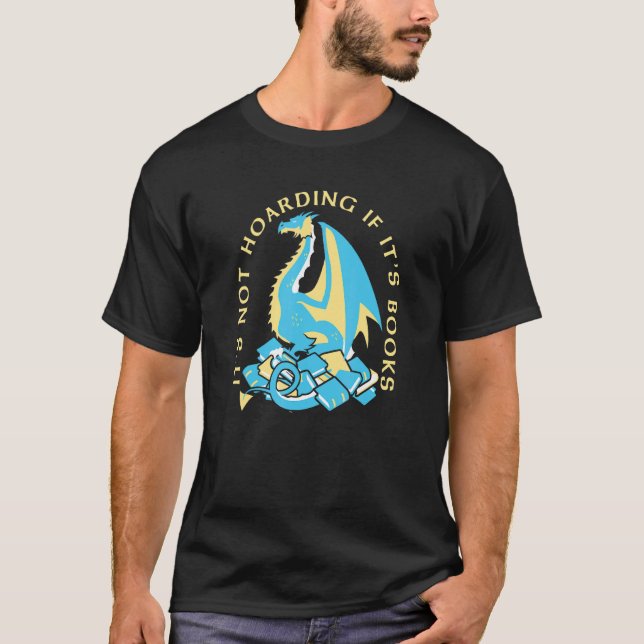 Camiseta No es acaparar si son libros, libros, libros de dr (Anverso)