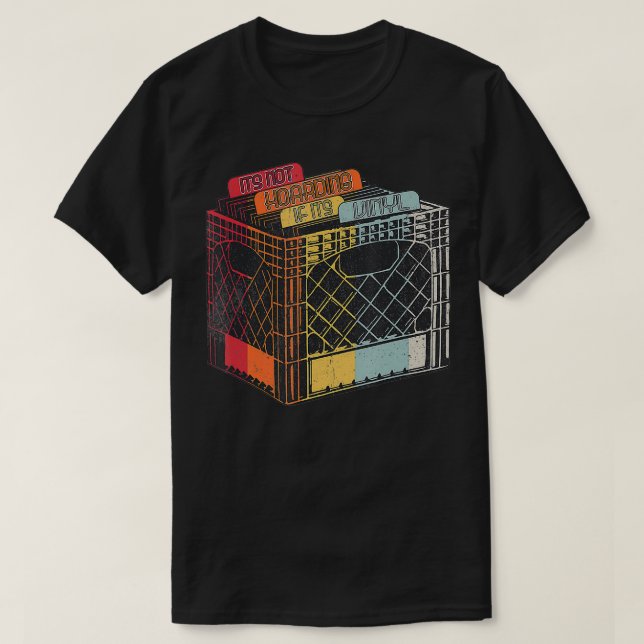 Camiseta No Es Aconsejable Si Es Vinil Funny Retro Vinyl Lo (Diseño del anverso)