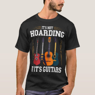 Camiseta No es acumular si son guitarras Funny Musician G